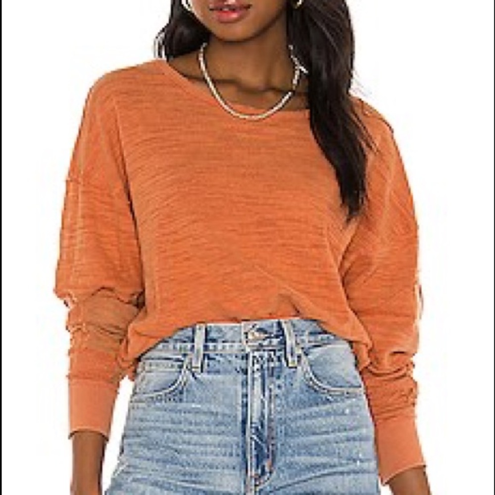 Free People 5 Star Tee in Sweet Cinnamon